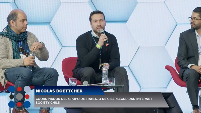 Nicolás Boettcher, del GT en Ciberseguridad de ISOC Chile, expone en Expo Mercado Público